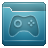 Folder Blue Games Icon 48x48 png